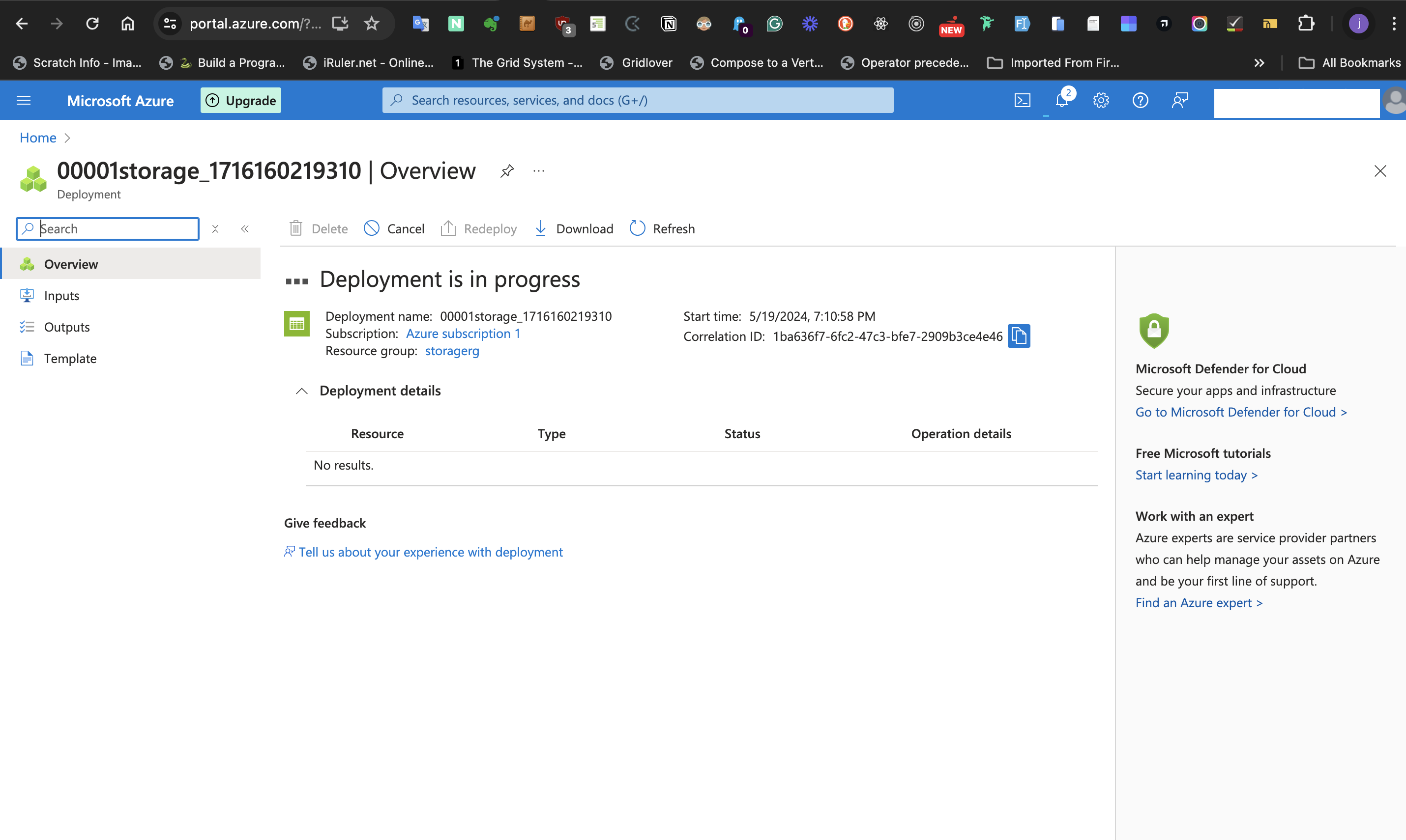 deployment in progress II