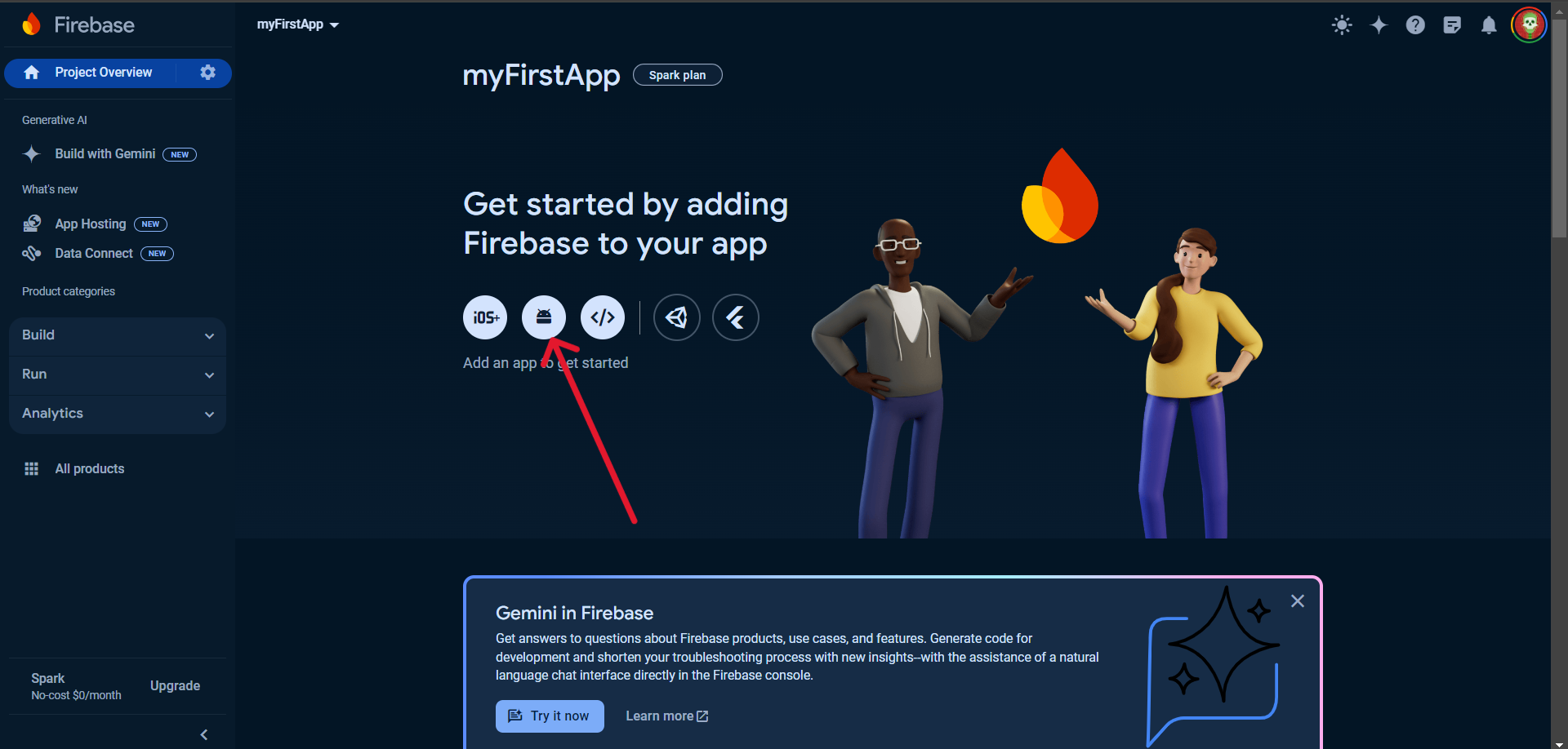 'Project Settings Page'