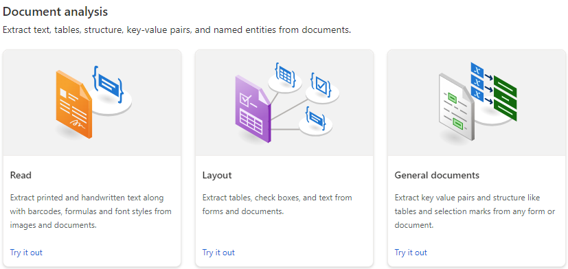 Document Intelligence Studio