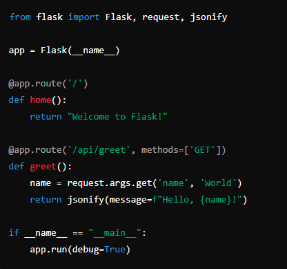 Sample Flask web app