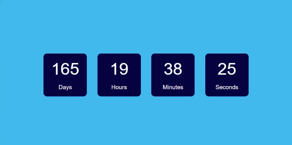 Javascript timer countdown timer