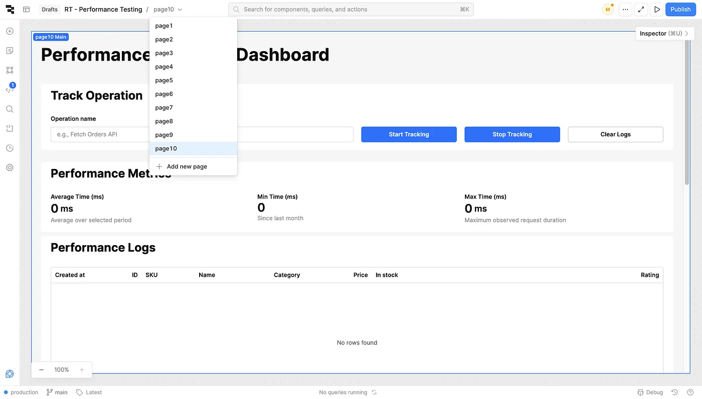 Retool freeze screenshot 1