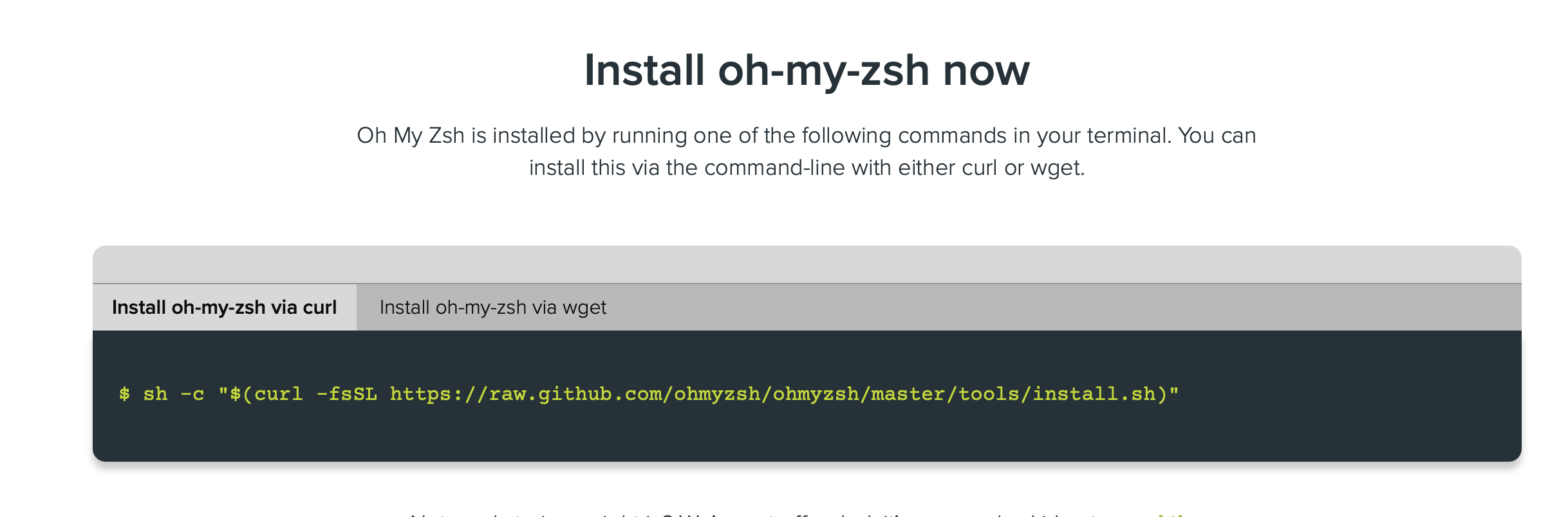 zsh