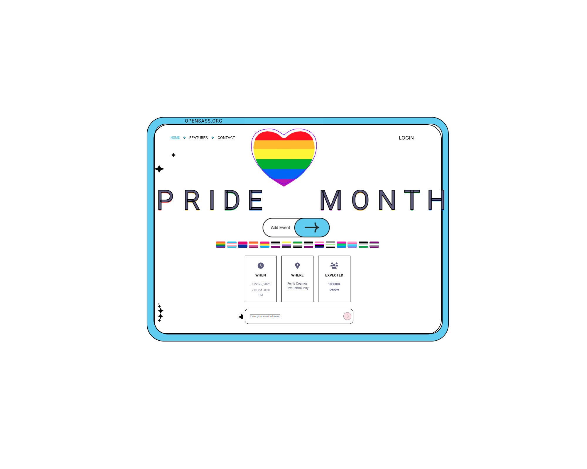 🏳️⚧️ Pride Hero: LGBTQ+ Landing Page for WASM Frameworks