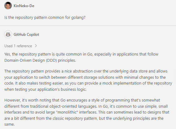 Repository pattern for Go?