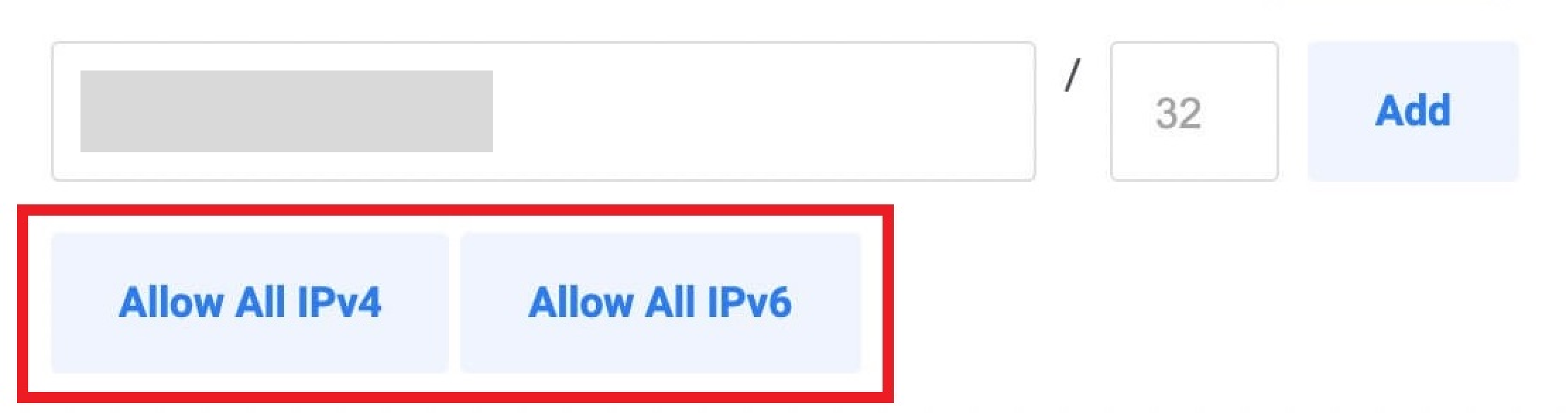 Vultr API whitelist all