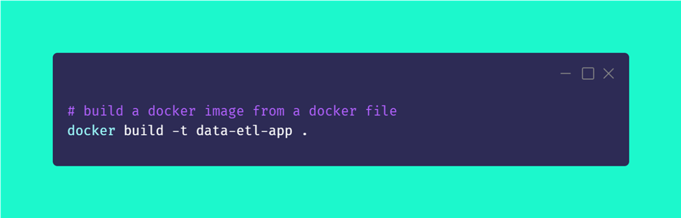 docker build command
