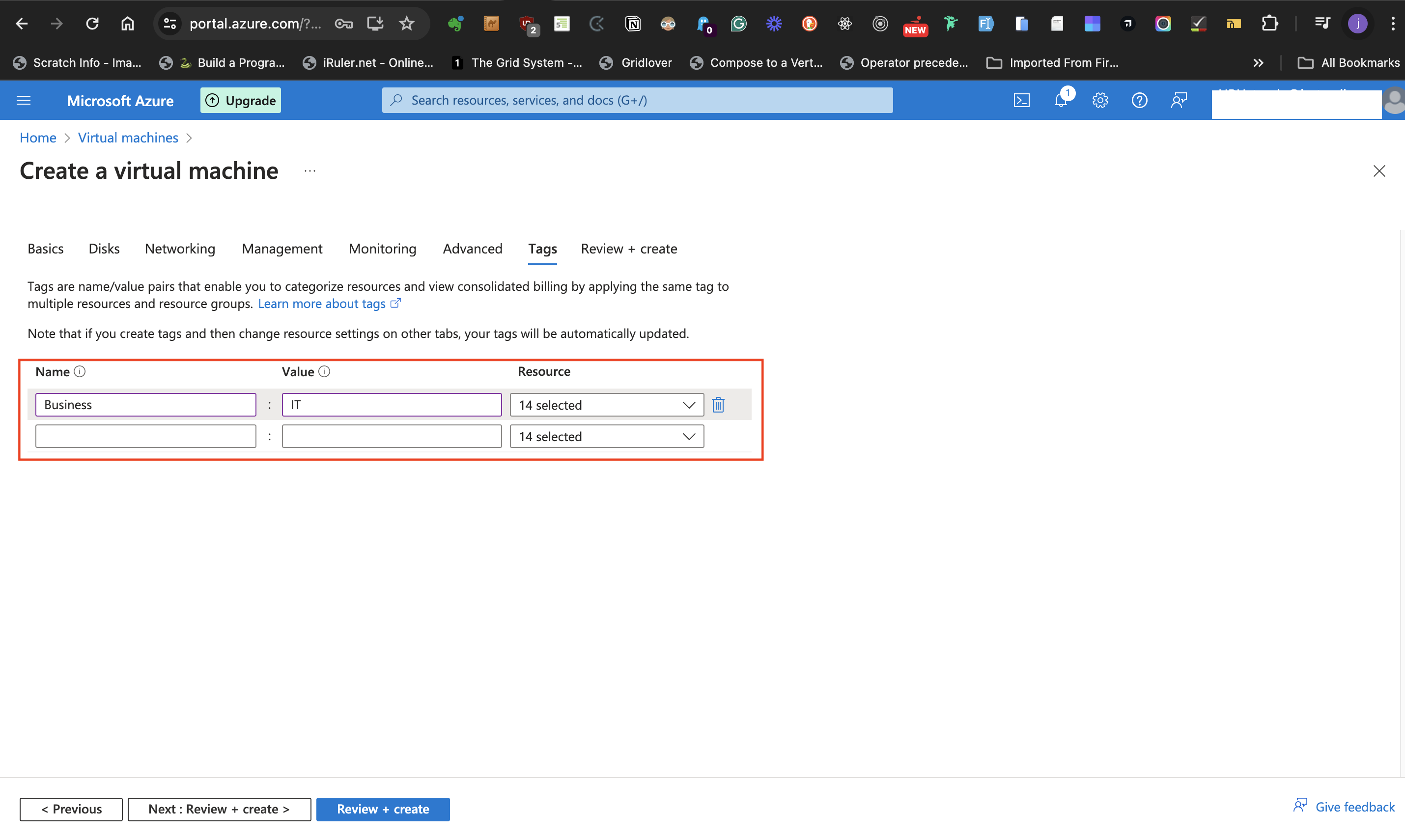 Name/value pair filled