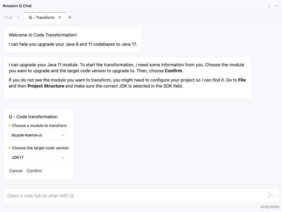 Code Transformation Agent