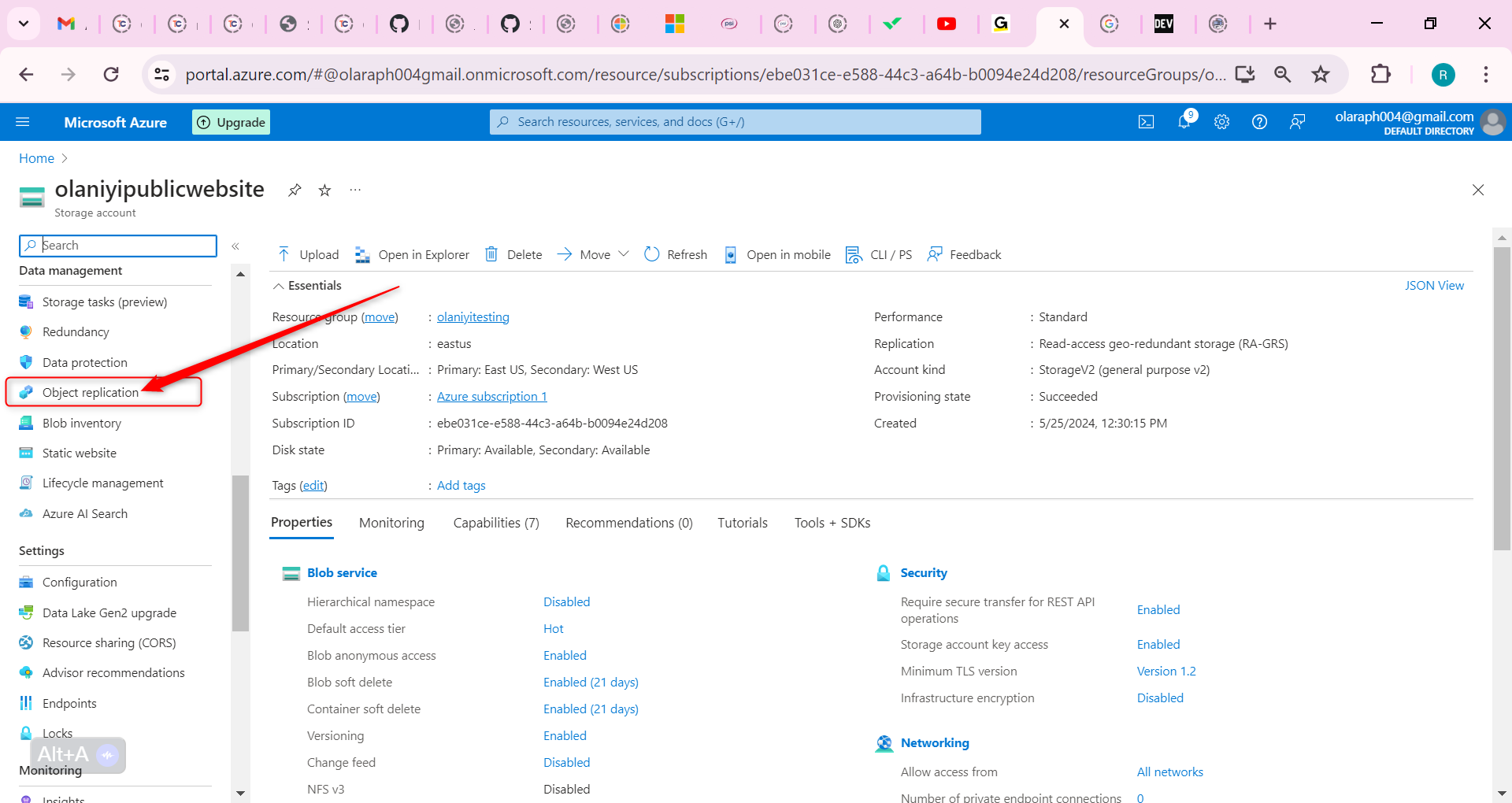 Object replication blade