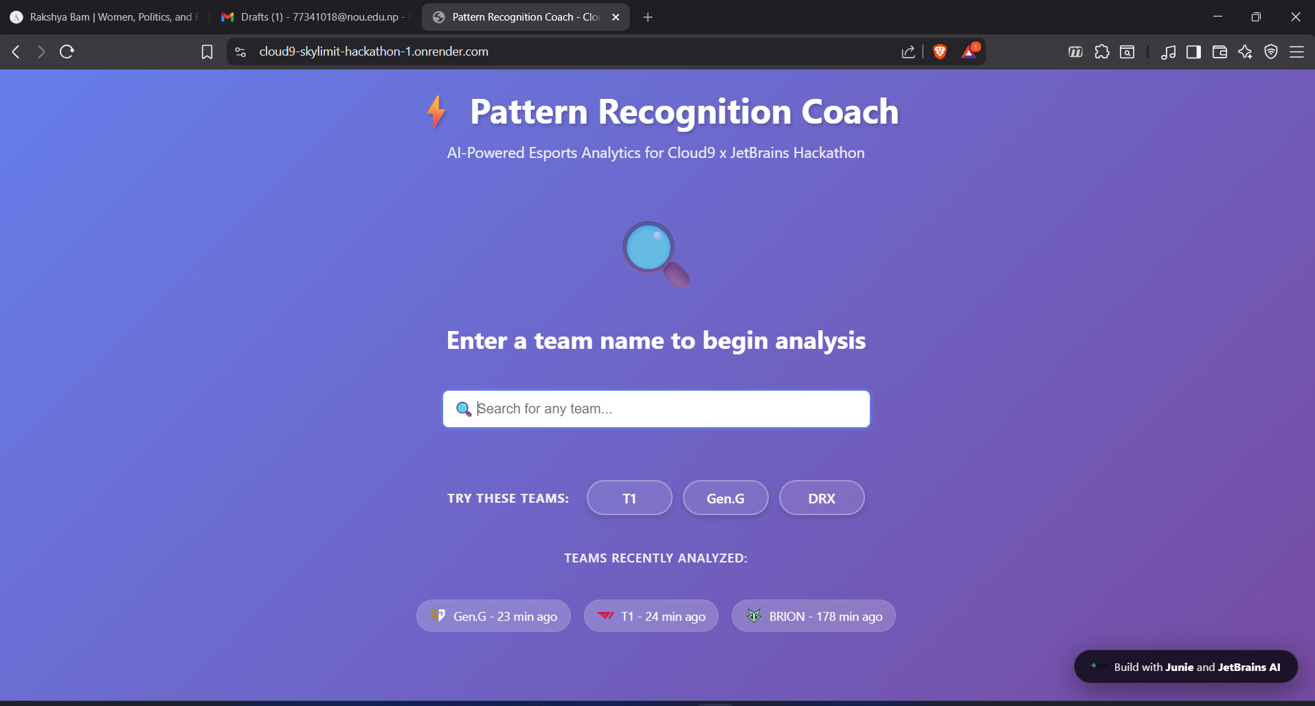 ScrIM Coach homepage