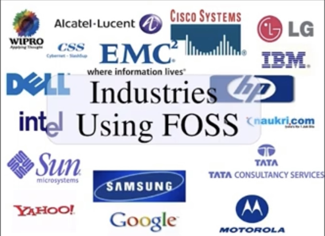 Industry using FOSS
