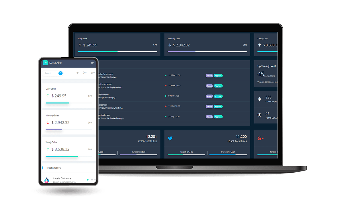 Django v5.x Datta Able - Free Starter updated to Django 5.x Version