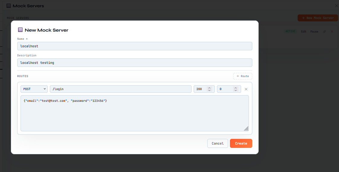 API Peek - Mock server