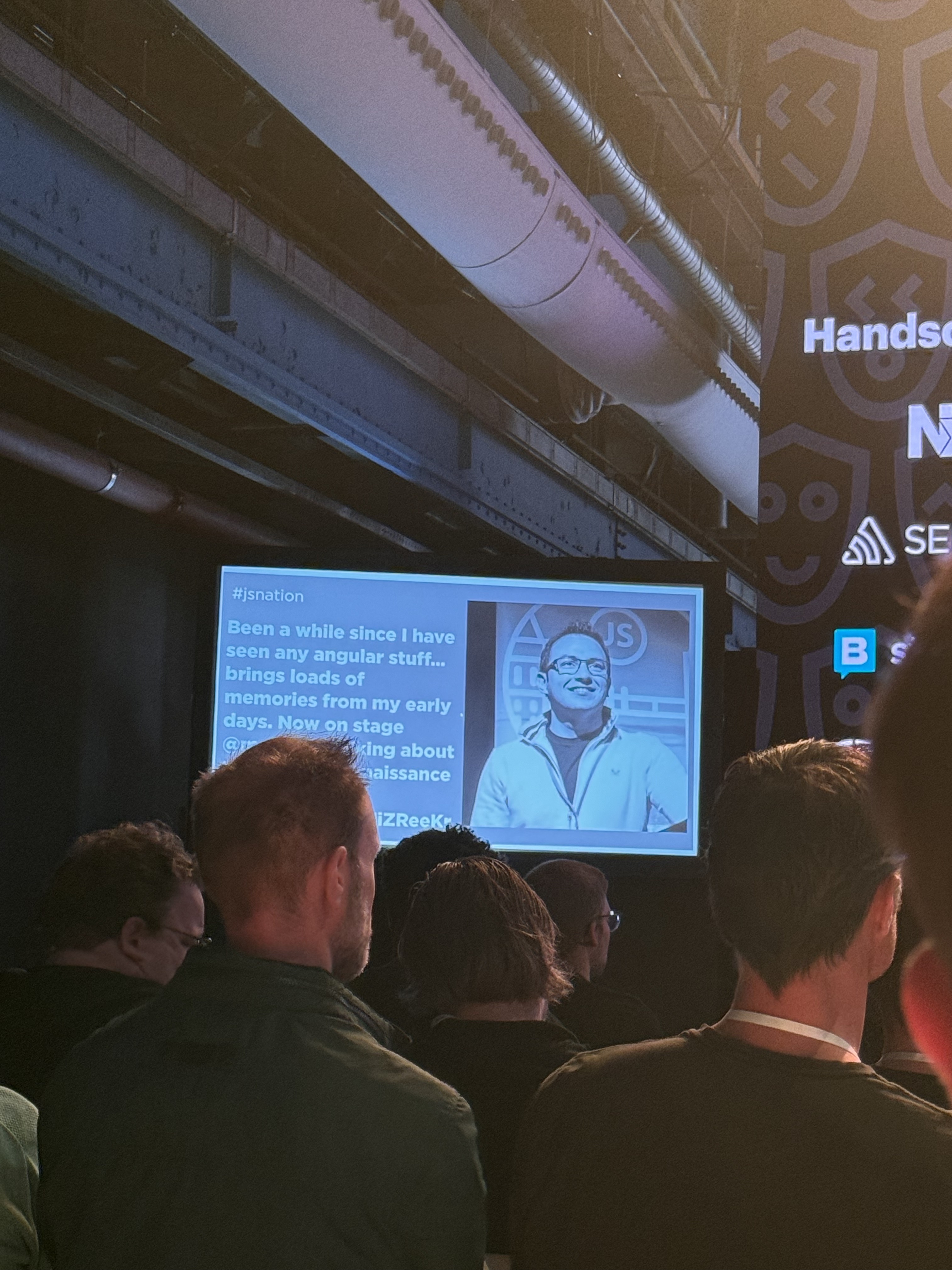 My profile pic on the tv screens