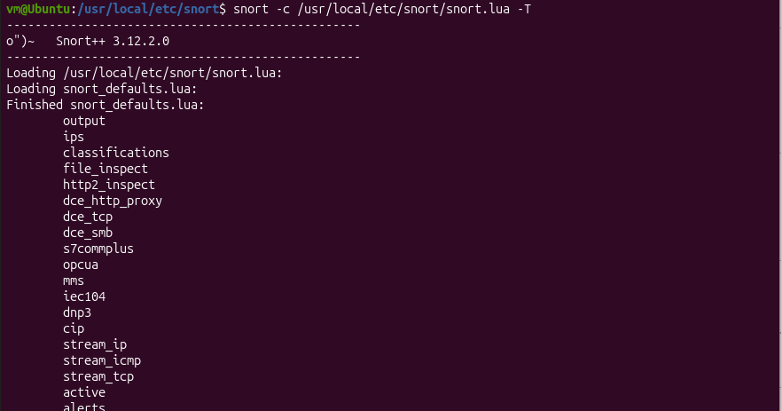 validation output part 1