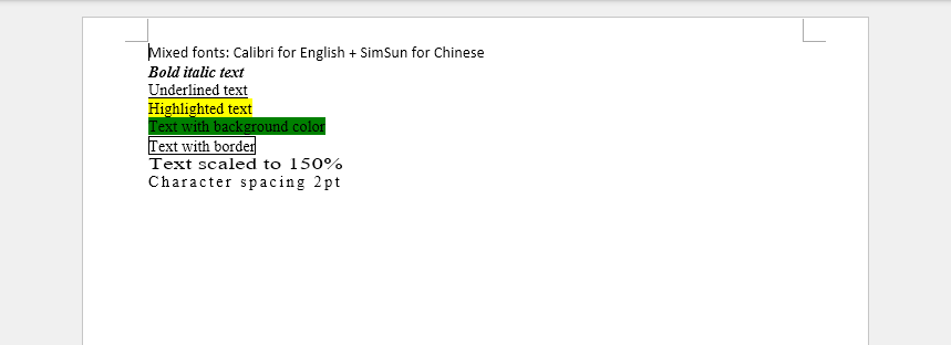Python Text Formatting with Multiple Effects
