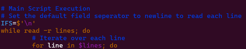 Working with the Input File - read line