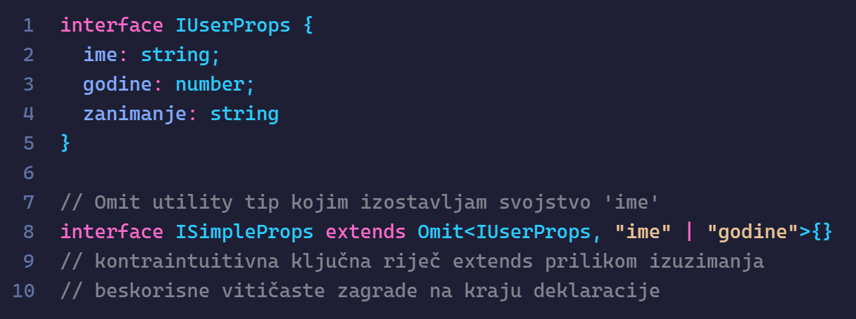 interface with utility types in ts