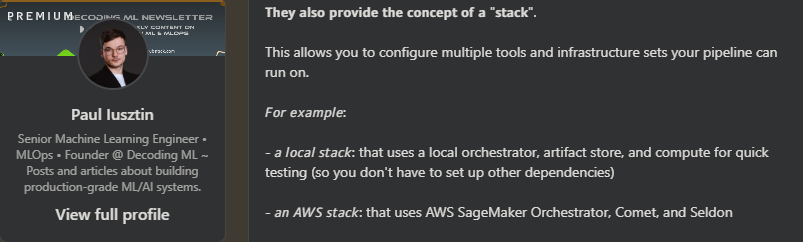 ZenML Stack