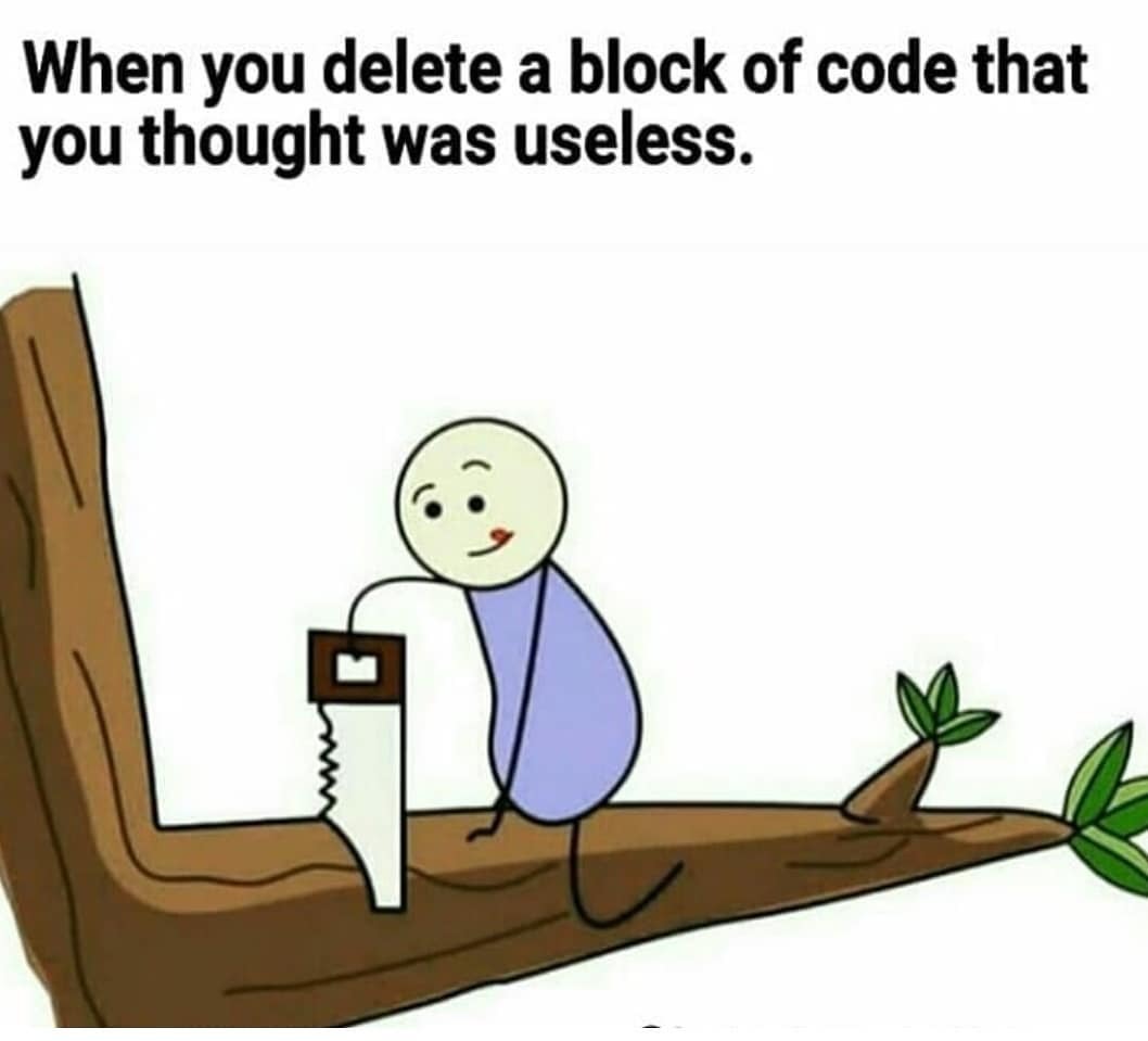 deleting code