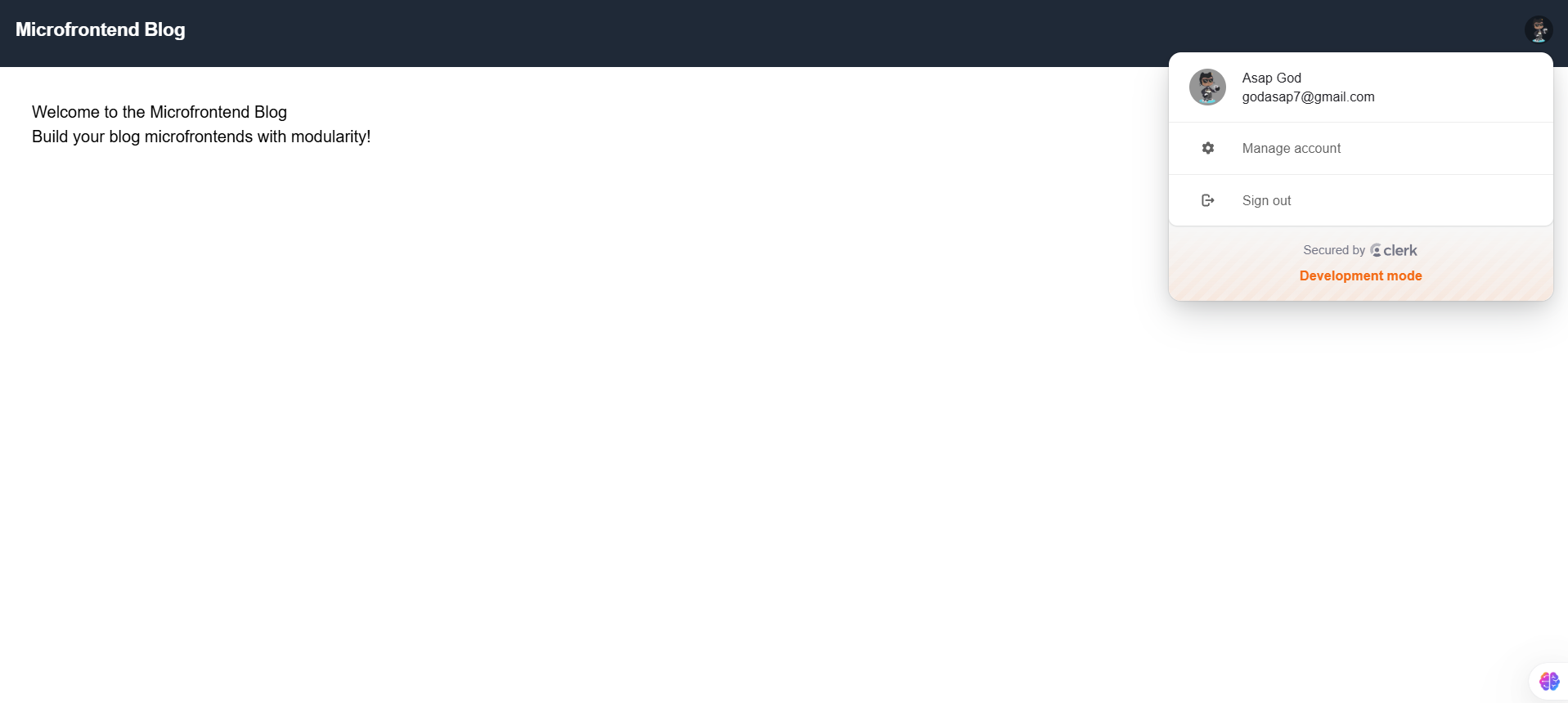 Auth Mfe