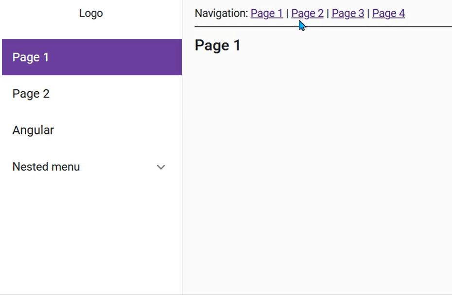 Menu that must be expanded manually