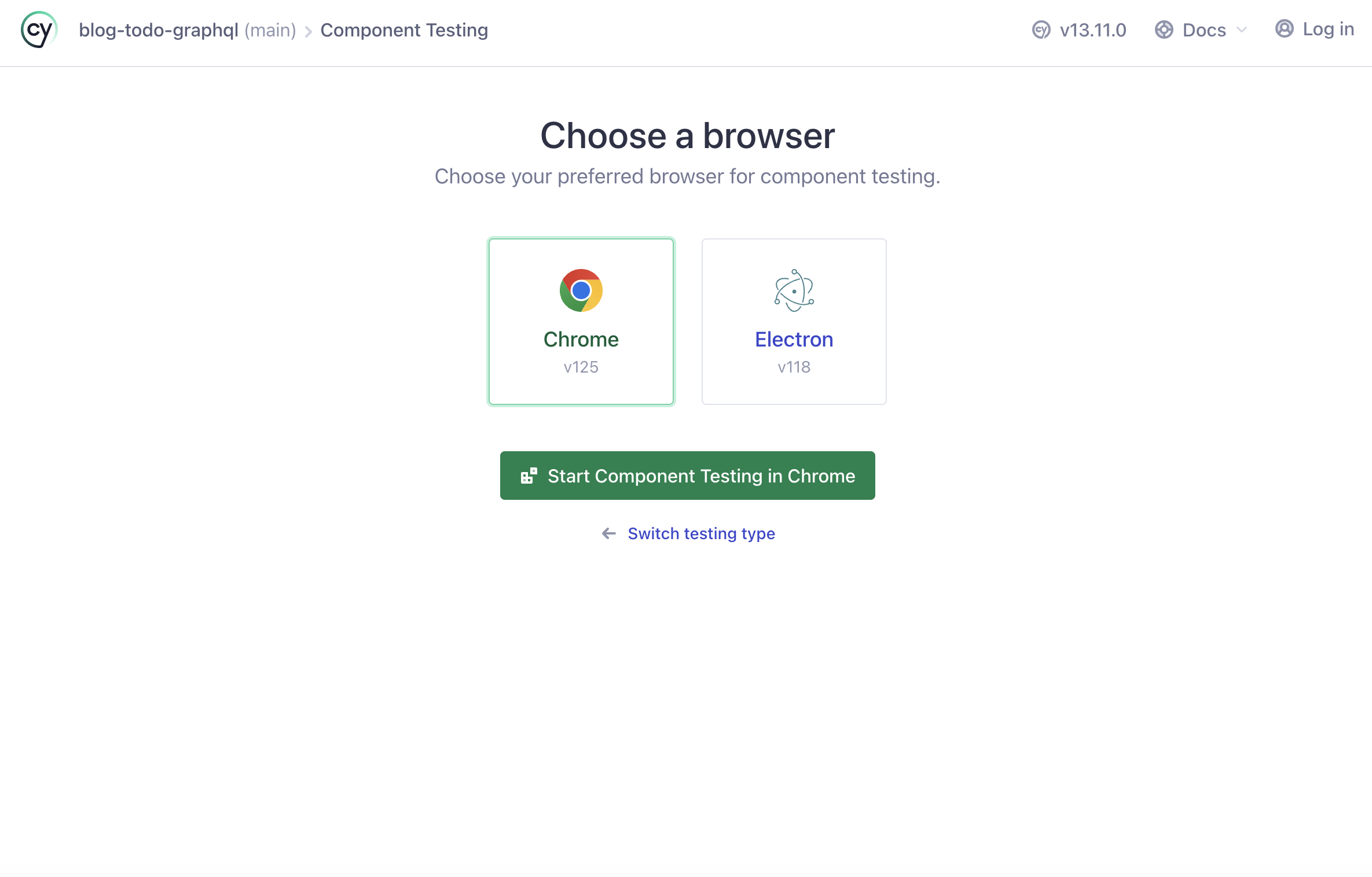 Cypress Initial Setup