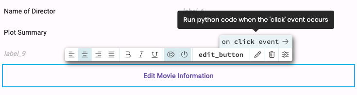 Creating the Click Event
