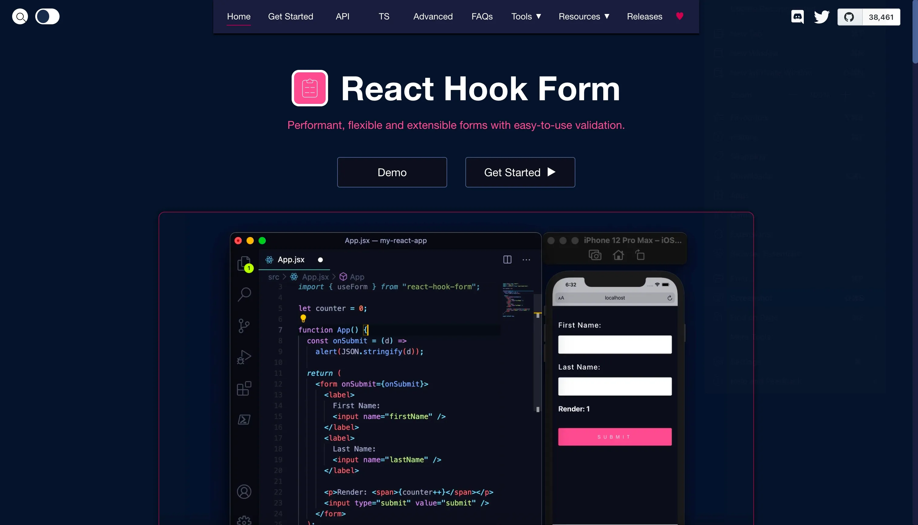react hook form