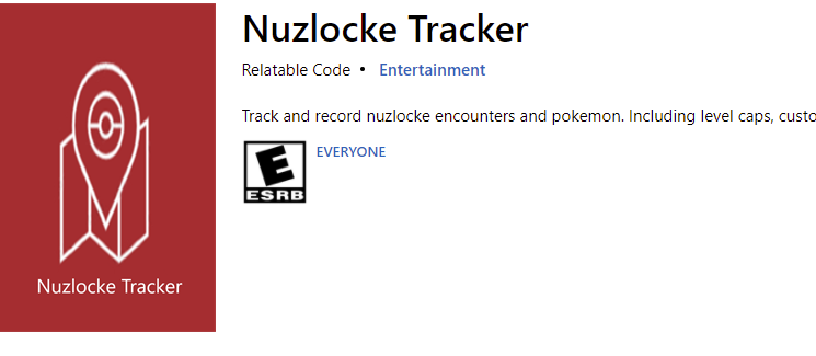 Microsoft Store Listing