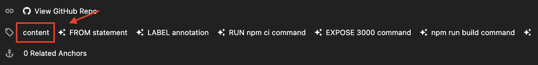 saved materials feature