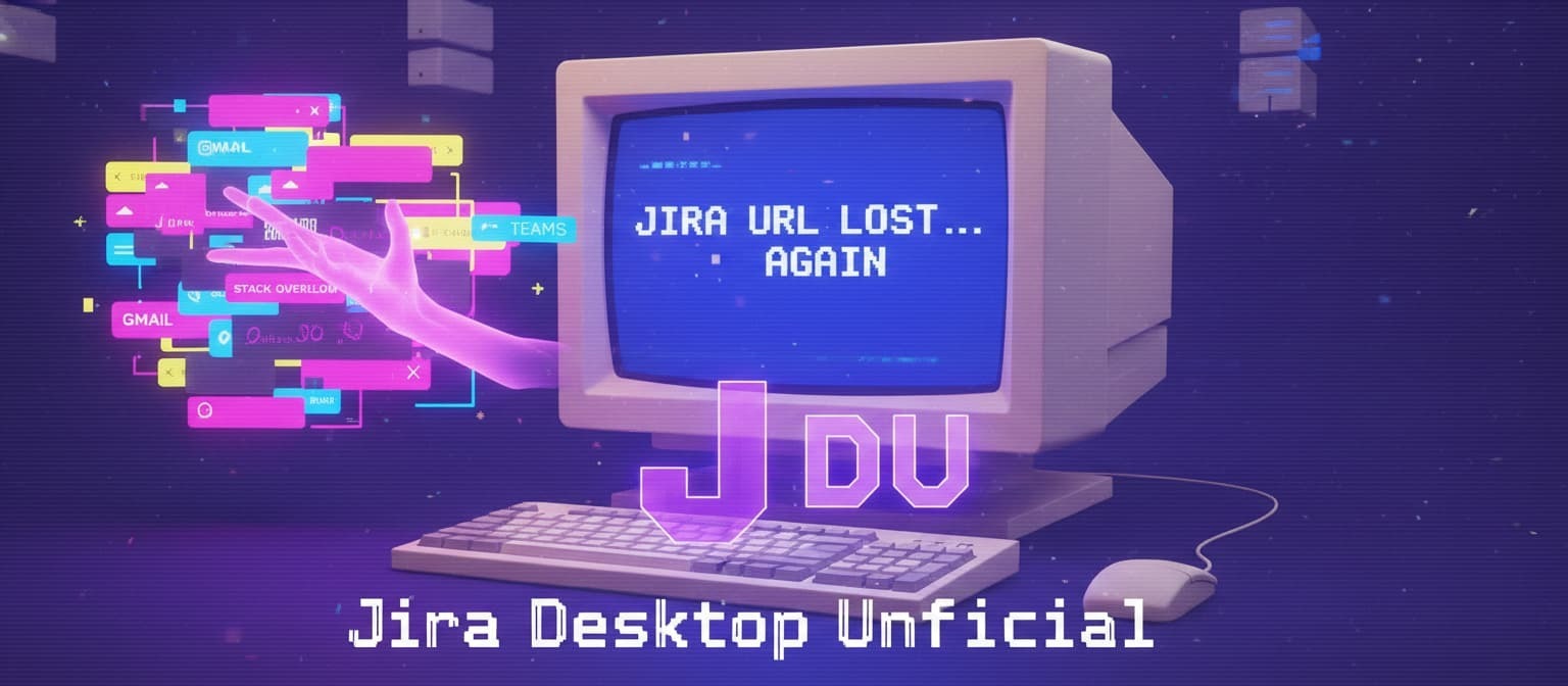Featured image for JDU — Jira Desktop Unofficial: I Got Tired of Opening Jira in My Browser. So I Built a Desktop App.