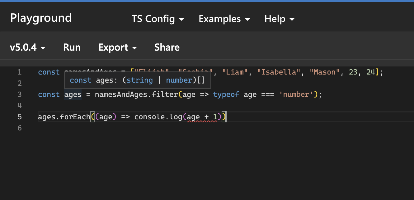 Inferred Type in TypeScript 5.0