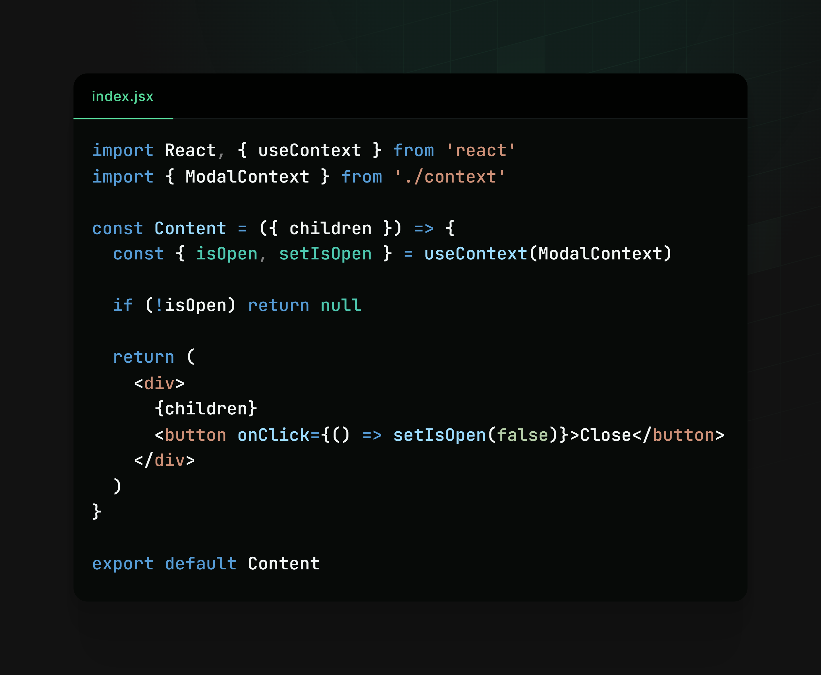 Component content
