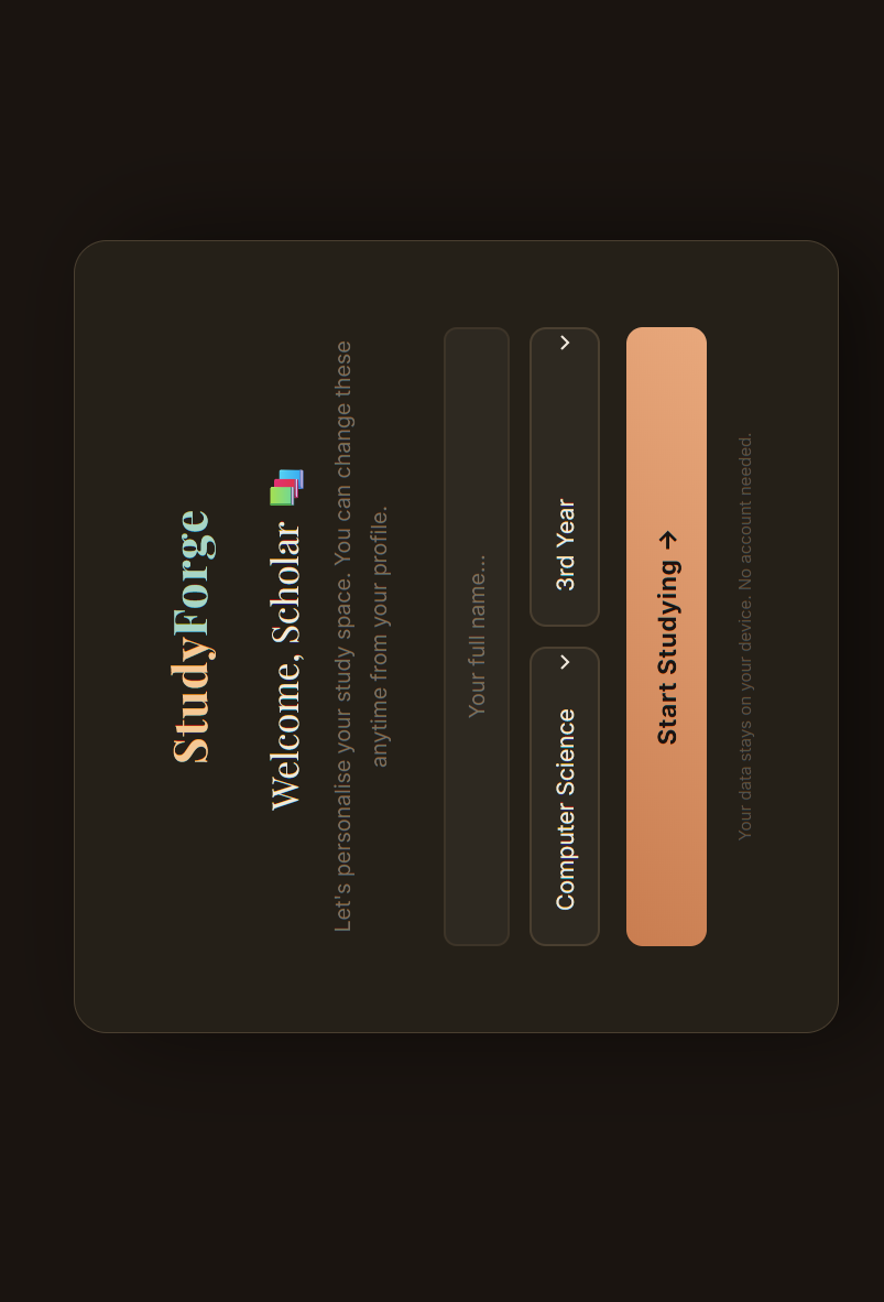 Progress tracking UI