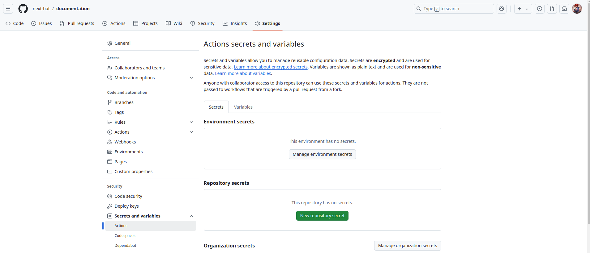 github-secrets