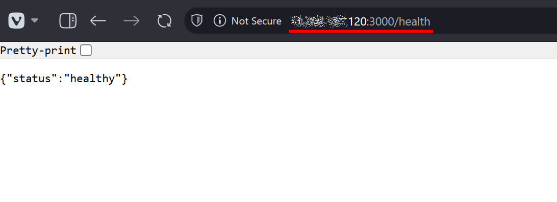 헬스‑체크 응답