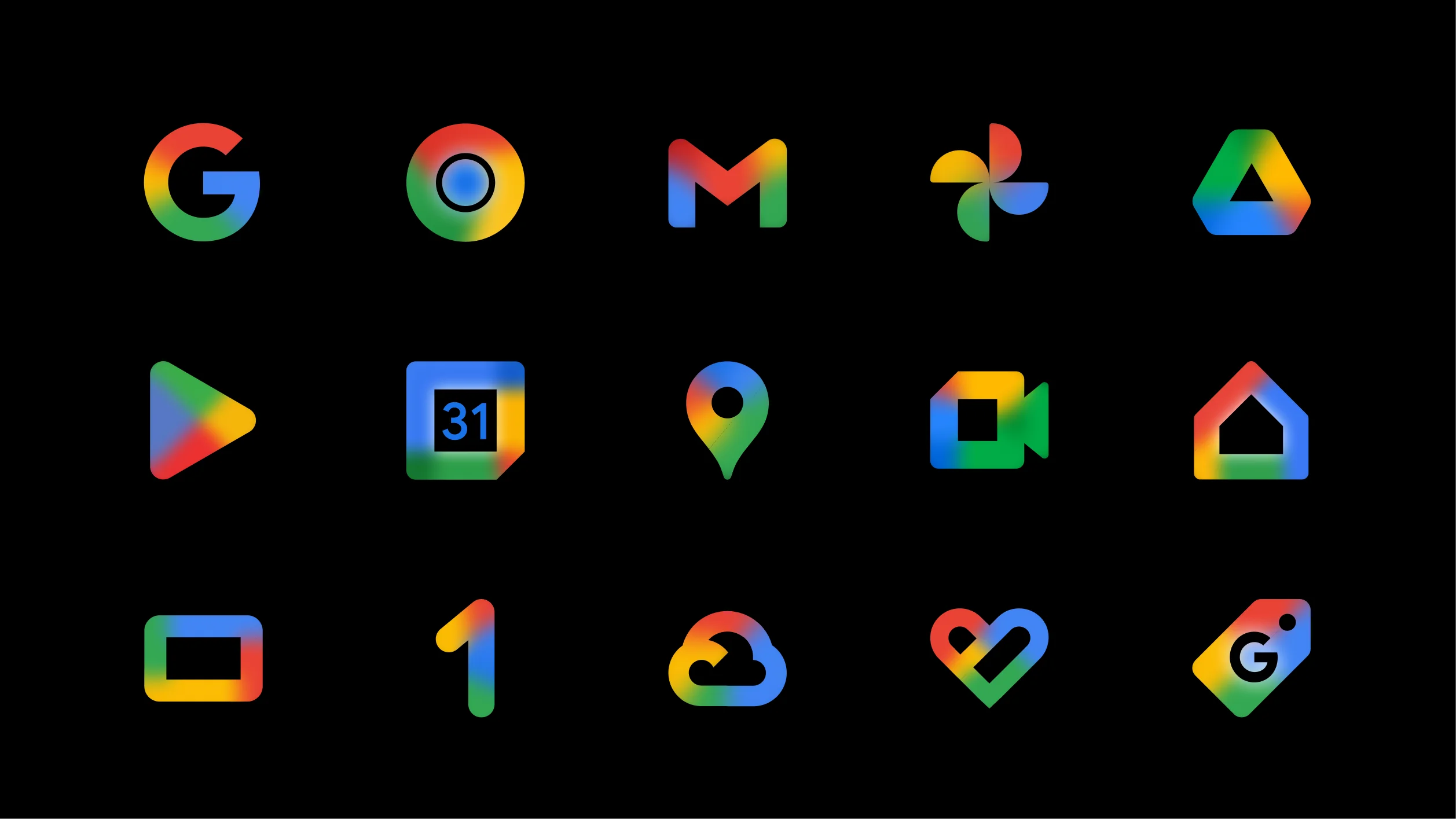 Google 2026 icons SVG download from thesvg.org