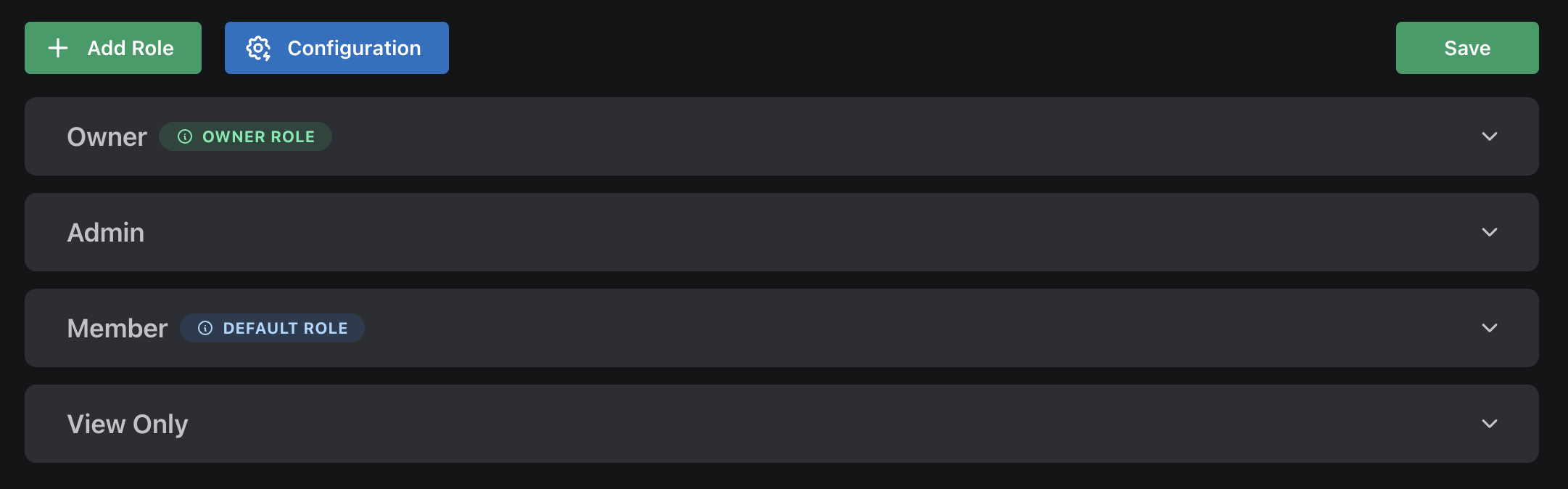 Showing View Only in the list