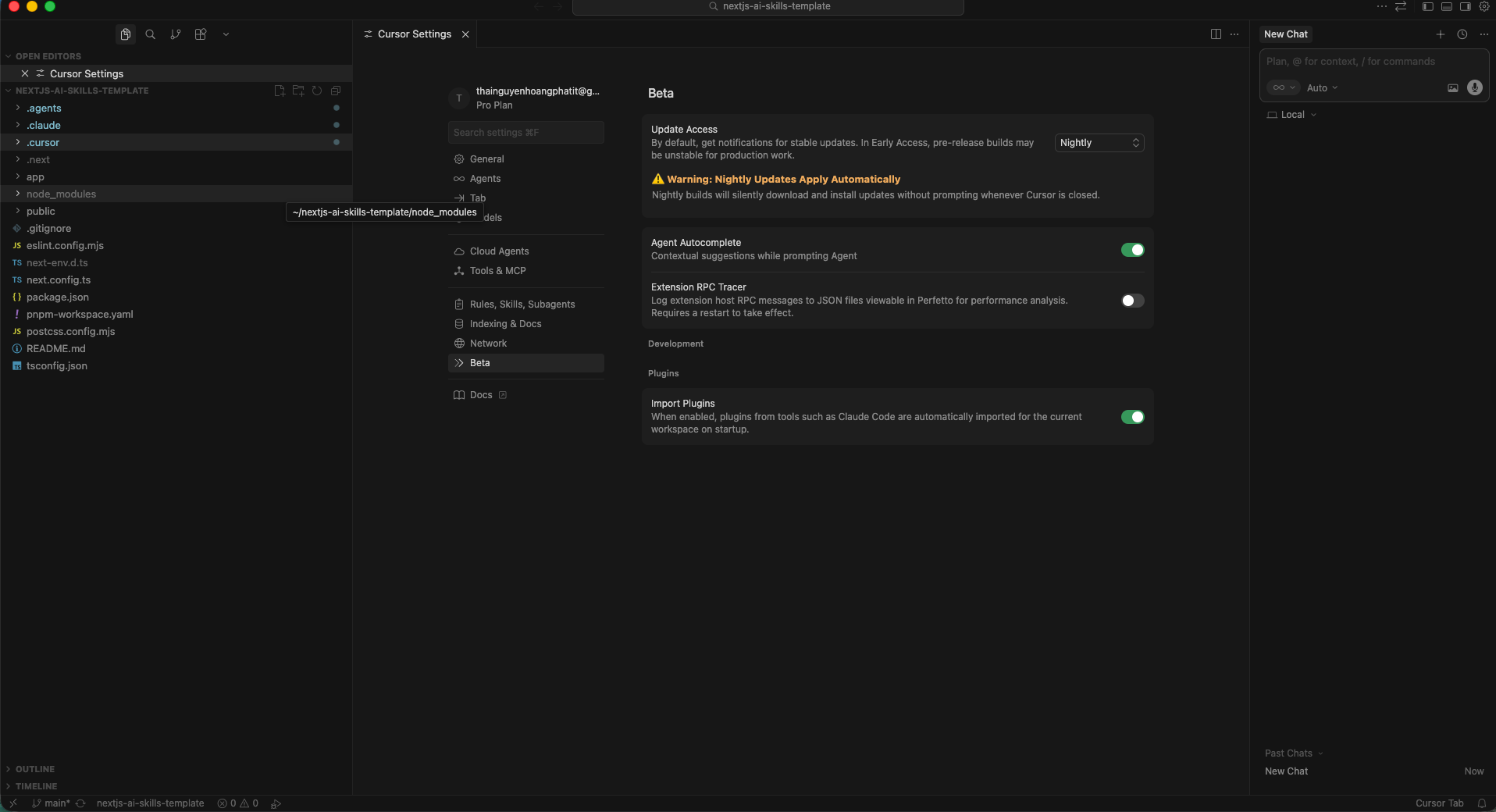 Enable Nightly Mode